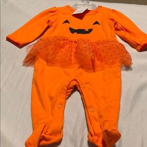 Just One You 3 month pumpkin onesie